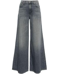 Mother - Swisher High-rise Wide-leg Jeans - Lyst