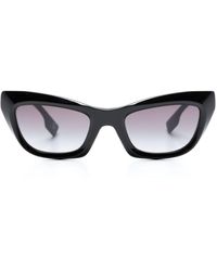 Burberry - Cat-Eye-Sonnenbrille mit Logo-Schild - Lyst