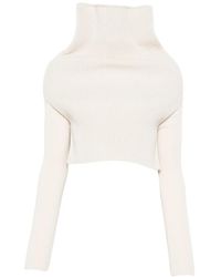 Rick Owens - Jersey Top Met Col - Lyst