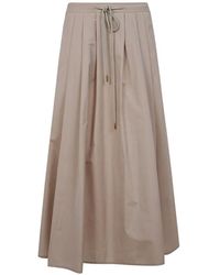 Seventy - Poplin Midi Skirt - Lyst