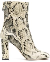 Paris Texas - Python-Effect 100Mm Ankle Boots - Lyst