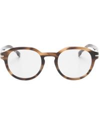 BOSS - Tortoiseshell-Effect Round-Frame Sunglasses - Lyst