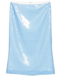ShuShu/Tong - Sequin-Embellished Midi Skirt - Lyst