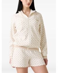 Guess - Sweat Zippé En Néoprène - Lyst