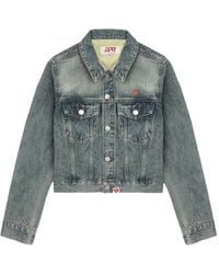AAPE BY A BATHING AP - Logo-Embossed Denim Jacket - Lyst