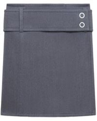Marni - Wool Wrap Skirt With Wide Belt - Lyst