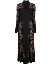 La DoubleJ - Halle Floral-print Jersey Maxi Dress - Lyst