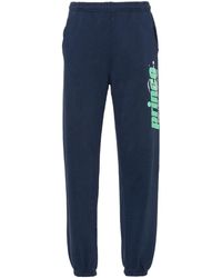 Sporty & Rich - Logo-Printed Jersey Trousers - Lyst