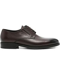 JOHN HARRISON - Almond-Toe Derby Shoes - Lyst