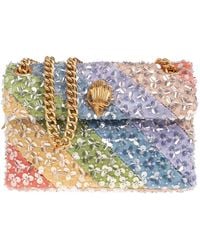 Kurt Geiger - Mini Kensington Sequin-Embellished Shoulder Bag - Lyst