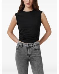 AllSaints - West Ruched Sleeveless Top - Lyst
