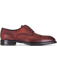 Di Bianco - Textured Lace-Up Shoes - Lyst