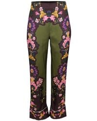Borgo De Nor - Havana Floral-Print Trousers - Lyst