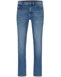 BOSS - 734 Mid-Rise Slim-Fit Jeans - Lyst