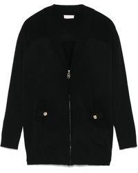 Liu Jo - Zip-Up Cardigan - Lyst
