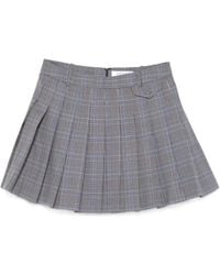 Maison Kitsuné - Pleated Mini Skirt - Lyst
