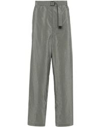 Lemaire - Silk Tapered Trousers - Lyst
