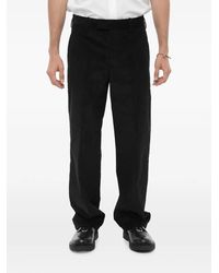 Neil Barrett - Ribbed Velour Loose-Fit Trousers - Lyst