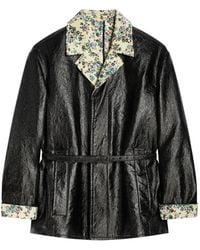 Dries Van Noten - Coated Belted Jacket - Lyst