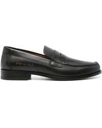 Common Projects - Penny-Slot Leather Loafers - Lyst