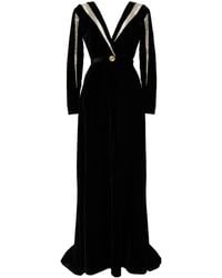 Saiid Kobeisy - Velvet Long Dress - Lyst
