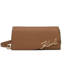 KARL LAGERFELD - Karl Signature Cross Body Bag - Lyst