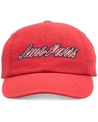 Ami Paris - Cotton Cap With Embroidery - Lyst