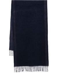 Brunello Cucinelli - Striped Fringed Scarf - Lyst
