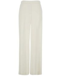 P.A.R.O.S.H. - Elasticated Waistband Palazzo Pants - Lyst