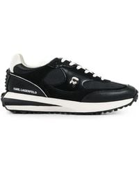 KARL LAGERFELD - Logo-Patch Panelled Sneakers - Lyst