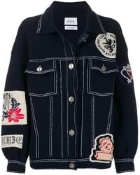 Barrie - パッチ ニットジャケット - Lyst