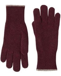 Brunello Cucinelli - Cashmere-Knit Gloves - Lyst