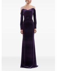 IMROSKA - Evening 26 Sequin-Embellished Velvet Gown - Lyst