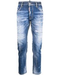 dsquared jeans painted