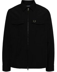 Fred Perry - Giacca A Vento Con Ricamo - Lyst