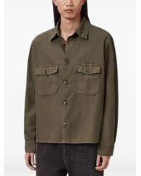 AllSaints - Buttoned Pocket Shirt - Lyst