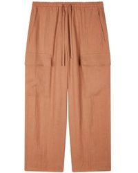 Paul Smith - Cargo-Pocket Linen Trousers - Lyst