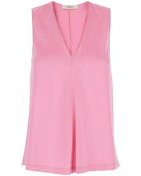 Jucca - Haut Sans Manches À Col V - Lyst