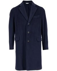 Boglioli - Single-Breasted Wool Coat - Lyst