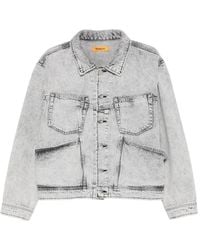 Replay - Acid-Wash Denim Jacket - Lyst