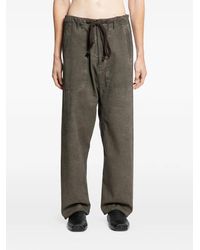 Uma Wang - Overdyed Drawstring Trousers - Lyst