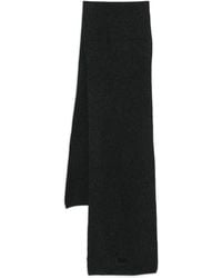 Karl Lagerfeld - Ribbed Cotton Scarf - Lyst