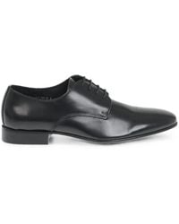 Corneliani - Brushed Leather Derby Shoes - Lyst