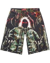 Supreme - Shadows Baggy Denim Shorts - Lyst