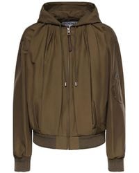 Loewe - Hooded Zipped Jacket - Lyst
