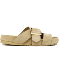 Loewe - Suede Sandals - Lyst