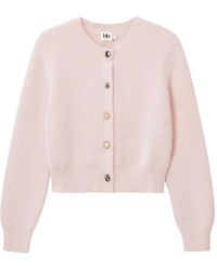 B+ AB - Embellished-Button Cardigan - Lyst