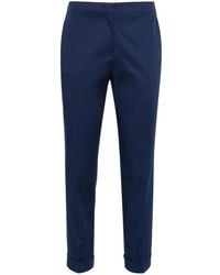 Etro - Stretch-Cotton Cropped Trousers - Lyst