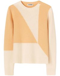 Jil Sander - Pull Imprimé À Design Colour Block - Lyst