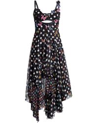 Versace - X Dua Lipa Butterflies-print Asymmetric Dress - Lyst